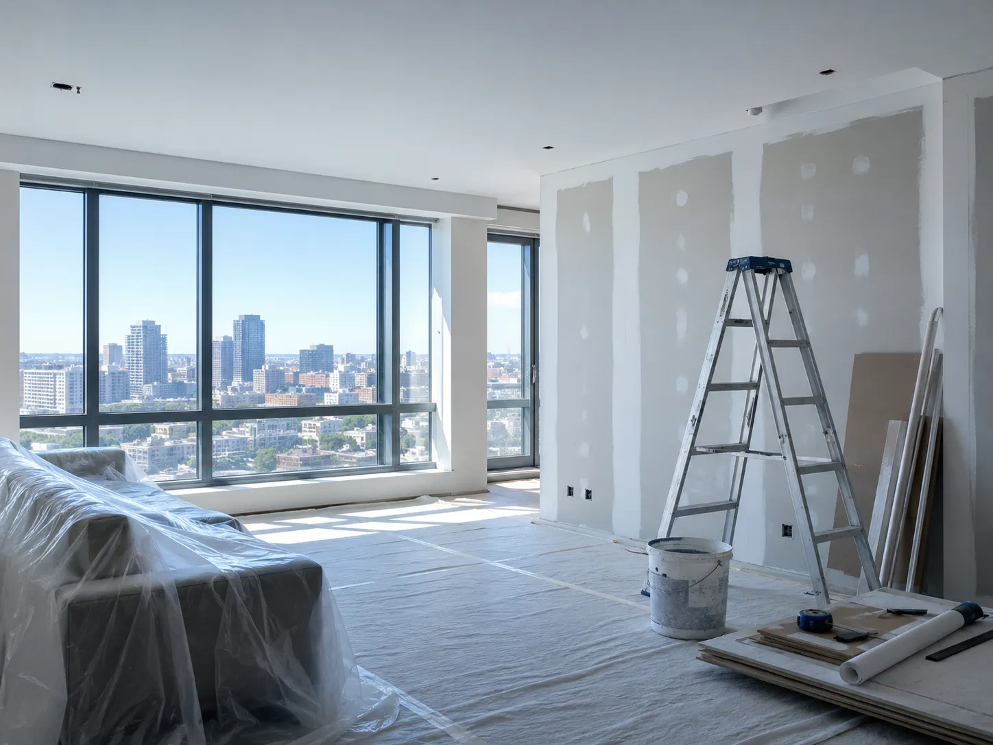 Apartamento em reforma aguardando regularização técnica